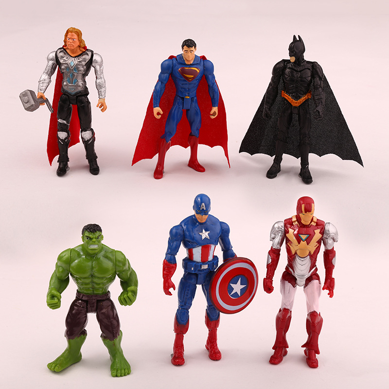 Marvel Avengers Super Hero Spiderman THOR Captain Wolverine Action Figure Toys 
