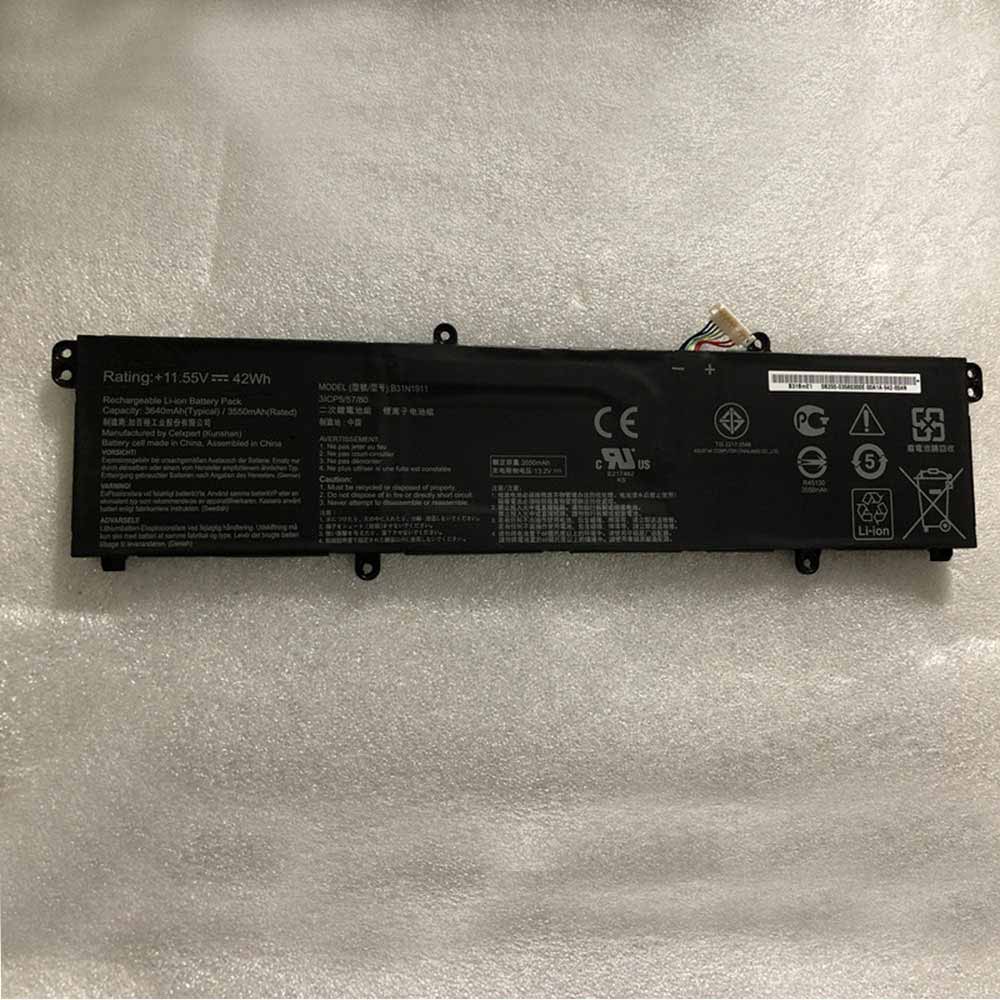 UBBattery Replacement B31N1911 11.55V/13.2V 3640mAh/42Wh Battery for